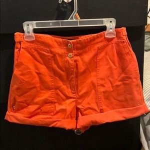 Bright orange Ralph Lauren shorts